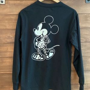 Disney XS Micky Mouse Skeleton long sleeve T shirt